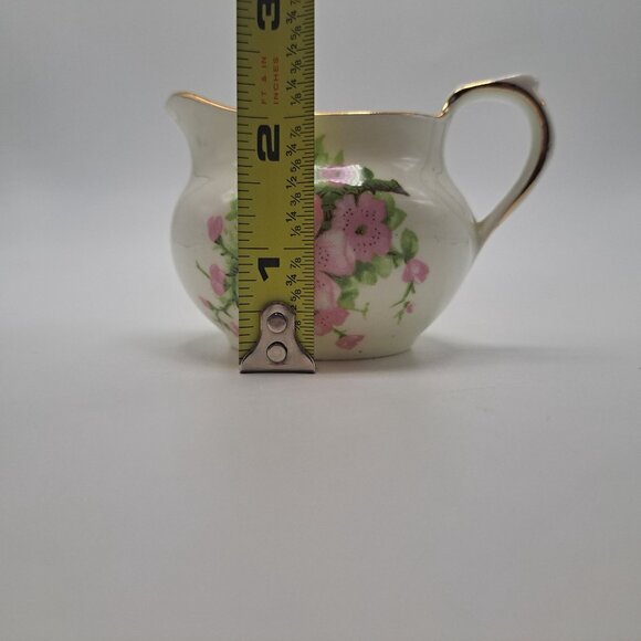Royal Sutherland English Bone China Creamer Peach Blossom Floral - Picture 3 of 11